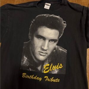 Black Long Sleeve Tee with Vintage Graphic Design